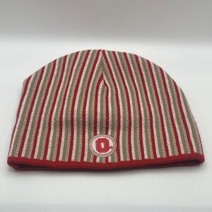 NCAA Ohio State Striped Knit Beanie